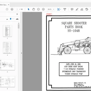 Terex Handlers Square Shooter SS-1048 Parts Manual 234896 - PDF
