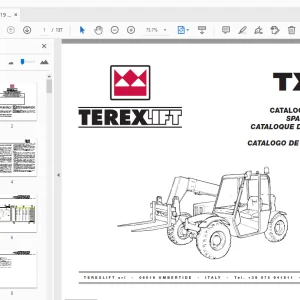Terex Lift TX 51-19 Spare Parts Manual 57.0401.4001 - PDF DOWNLOAD