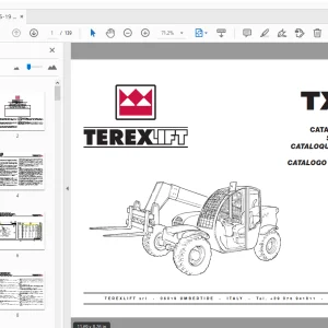 Terex Lift TX 55-19 Spare Parts Manual 57.0406.8000 - PDF DOWNLOAD