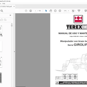 Terexlift Serie GIROLIFT MANUAL DE USO Y MANTENIMIENTO