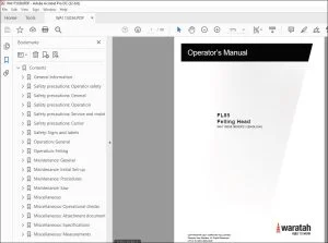 Waratah FL85 Felling Head Operator's Manual - PDF DOWNLOAD