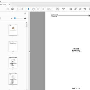 AUSA C 300 H X4 FORKLIFTS PARTS MANUAL - PDF DOWNLOAD