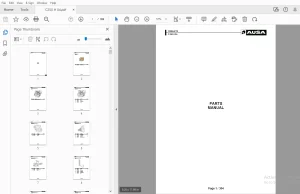 AUSA C250H X4 FORKLIFTS PARTS MANUAL - PDF DOWNLOAD
