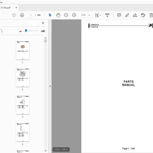 AUSA C250H X4 FORKLIFTS PARTS MANUAL - PDF DOWNLOAD