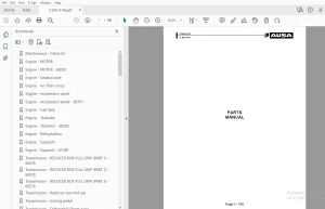 AUSA C300 H X4 FORKLIFTS PARTS MANUAL - PDF DOWNLOAD