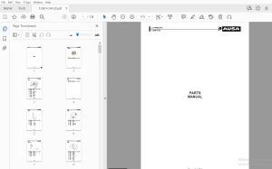 AUSA C350 H X4 FORKLIFTS PARTS MANUAL - PDF DOWNLOAD