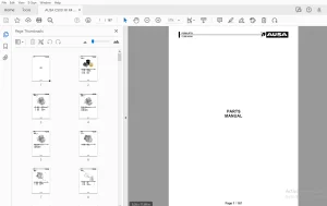 AUSA C500 HI X4 FORKLIFT PARTS MANUAL - PDF DOWNLOAD