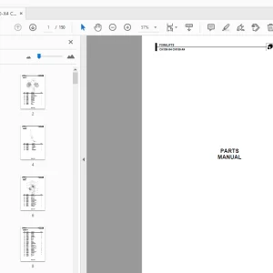 AUSA CH130-X4 CH150-X4 FORKLIFTS PARTS MANUAL - PDF