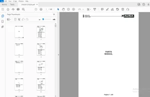 AUSA CH200-CH250 FORKLIFT PARTS MANUAL - PDF DOWNLOAD