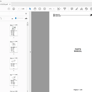 AUSA CH200-CH250 FORKLIFT PARTS MANUAL - PDF DOWNLOAD