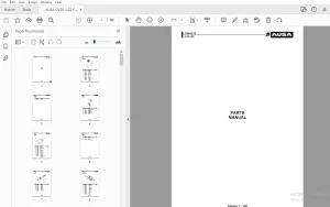 AUSA CV20-C22 FORKLIFT PARTS MANUAL - PDF DOWNLOAD