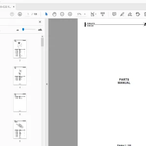 AUSA CV20-C22 FORKLIFT PARTS MANUAL - PDF DOWNLOAD