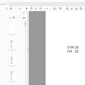 AUSA CVH 20 CH 22 FORKLIFTS PARTS MANUAL - PDF DOWNLOAD