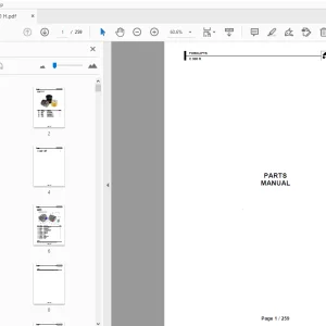 Ausa C 300 H Forklift Parts Manual - PDF DOWNLOAD