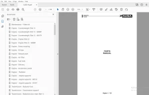 Ausa C 400 Hi Forklifts Parts Manual - PDF DOWNLOAD