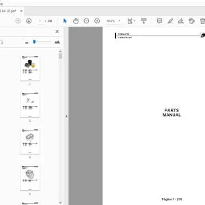 Ausa C250H X4 LE Forlift Parts Manual - PDF DOWNLOAD