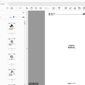 Ausa C500 H Forklift Parts Manual - PDF DOWNLOAD