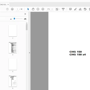 Ausa CHG 150 CHG 150x4 Forklift Parts Manual - PDF DOWNLOAD