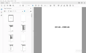 Ausa CV25-CVH25 Forklift Parts Manual - PDF DOWNLOAD