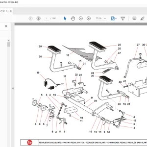 BT Electric Forklift C3E100R C3E130R C3E150R Parts Manual - PDF DOWNLOAD