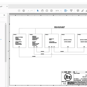 BT Electric Forklift C4E250-300NV Electric Diagram Manual