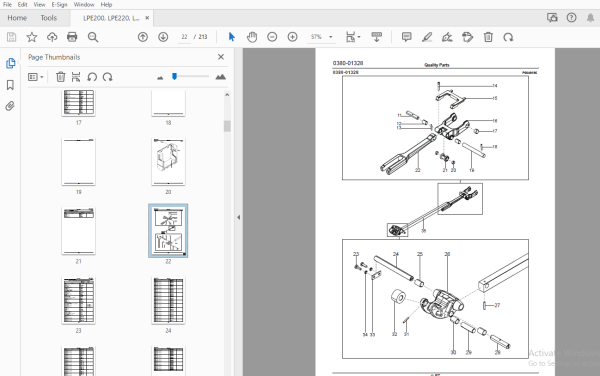 BT LPE200, LPE200, LPE250 Quality Parts Manual - PDF DOWNLOAD ...