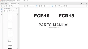 BYD Forklift ECB16 ECB18 PARTS MANUAL PM-ECB162015006 - PDF DOWNLOAD