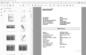 Baumann Forklift Dx50/14/40 Parts Manual SN 5361 - PDF