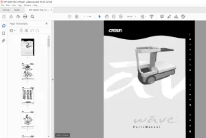 Crown Forklift MP-WAVE Parts Manual  - PDF DOWNLOAD
