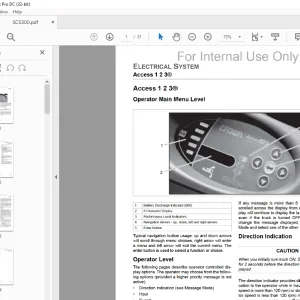 Crown Forklift SC5300 Operator Manual - PDF DOWNLOAD