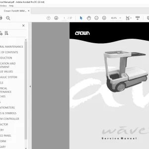 Crown Forklift WAVE Service Manual - PDF DOWNLOAD