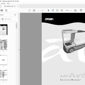 Crown Forklift WAVE Service Manual - PDF DOWNLOAD