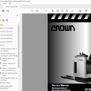 Crown Series RT3020 Service Manual - PDF DOWNLOAD
