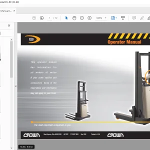 Crown Walkie Stackers B Operator Manual - PDF DOWNLOAD