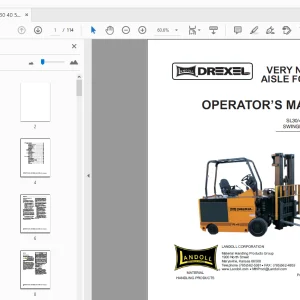 DREXEL SL30/40/50 SepEx SWINGMAST OPERATOR’S MANUAL_F-447-0308 - PDF
