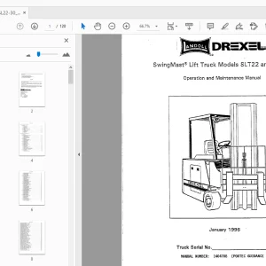 DREXEL SLT22 & SLT30 Operation & Maintenance Manual - PDF