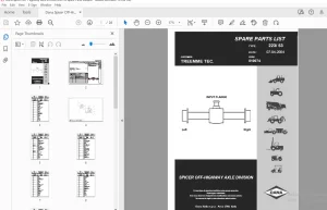 Dana Spicer Off-Highway Axle Division 223/53 Parts Manual - PDF