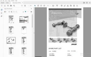 Dana Spicer Off-Highway Systems 212/862 Parts Manual - PDF DOWNLOAD