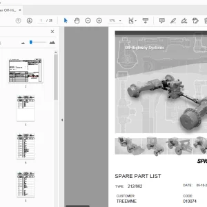 Dana Spicer Off-Highway Systems 212/862 Parts Manual - PDF DOWNLOAD