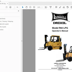 Drexel R60 LPG Operator's Manual F-578-0910 - PDF DOWNLOAD