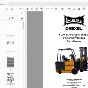 Drexel SL30, SL40 & SL50 SepEx Swingmast Parts Manual_F-448-0811 - PDF
