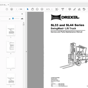 Drexel SL33 & SL44 Series Service & Parts Maintenance Manual - PDF