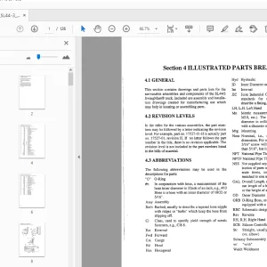 Drexel SL44/3 SwingMast Lift Truck Parts Manual 17543-03 - PDF