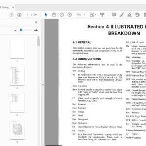 Drexel SL66 Swingmast lift Truck Parts Manual 13001-13 - PDF