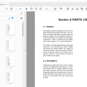 Drexel SL66 Swingmast lift Truck Parts Manual 13001-13 - PDF DOWNLOAD