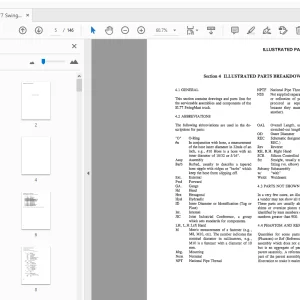 Drexel SL77 SwingMast Lift Truck Parts Manual 13001-07 - PDF