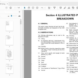 Drexel SL88 SwingMast Lift Truck Parts Manual 13001-08 - PDF