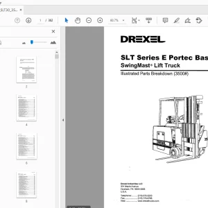 Drexel SLT Series E Portec Base IPB Parts Manual - PDF