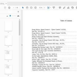 Drexel SLT22/30 SwingMast Lift Truck Options Manual 1404704 - PDF