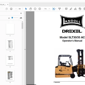 Drexel SLT30/35 AC Operator’s Manual_F-456-0910 - PDF DOWNLOAD